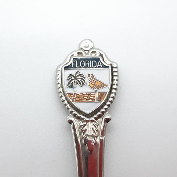 5 Collectors' Spoons in an American Theme -Alabama, Florida, Delaware, Maine - Picture 5 of 11